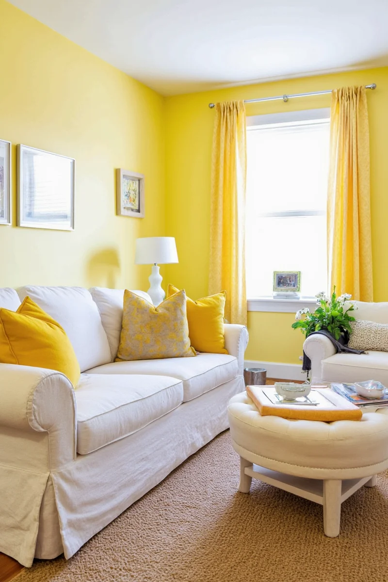 Abstract Yellow Canvas Art