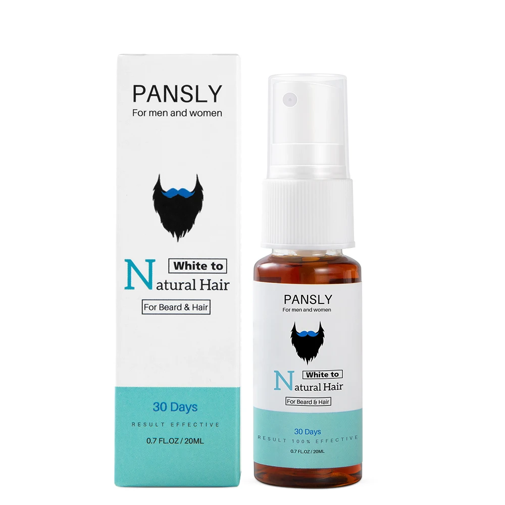 

PANSLY 20ml hair serum growth white to natural nourish repair damage prevent loss grey hair treatment essence spray