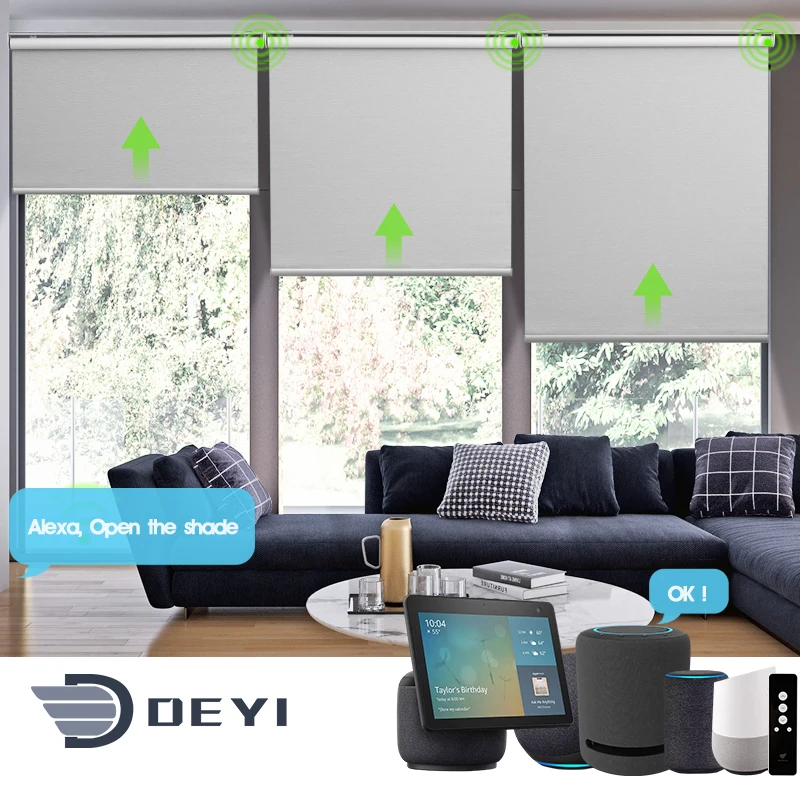 

Deyi Smart motorized blinds of windows Roller blind kit, Customized color