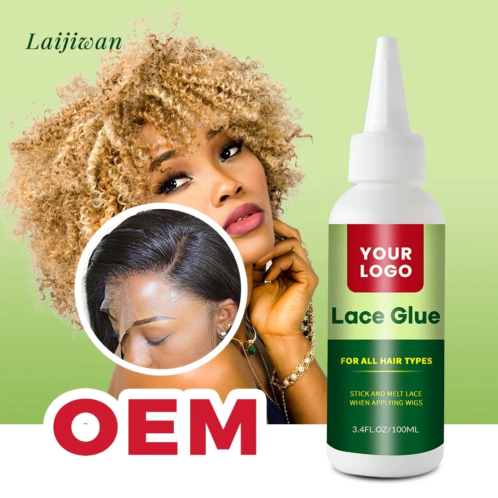 

Custom Logo Waterproof Safe ingredients Odorless latex-free non-toxic prevents allergies and skin damage Lace Wig Glue