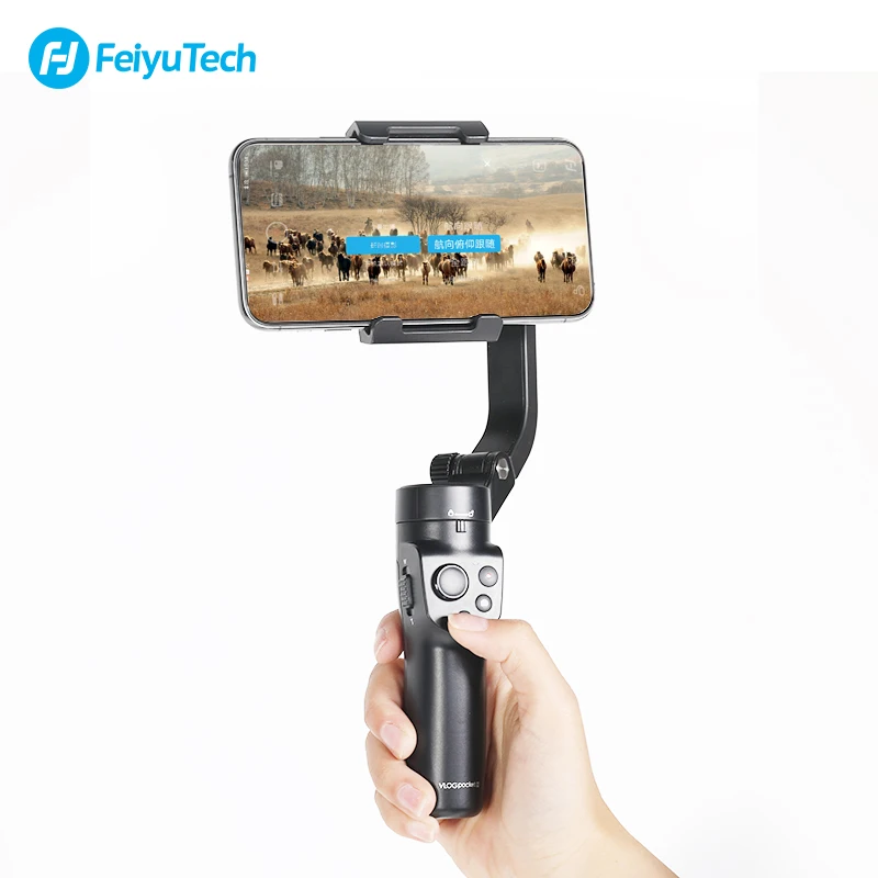 

VLOG Pocket 2 Phone Gimbals Selfie Stick Handheld Feiyu VLOG Pocket 2 Gimbal Stabilizer for iPhone Huawei Xiaomi Redmi Samsung