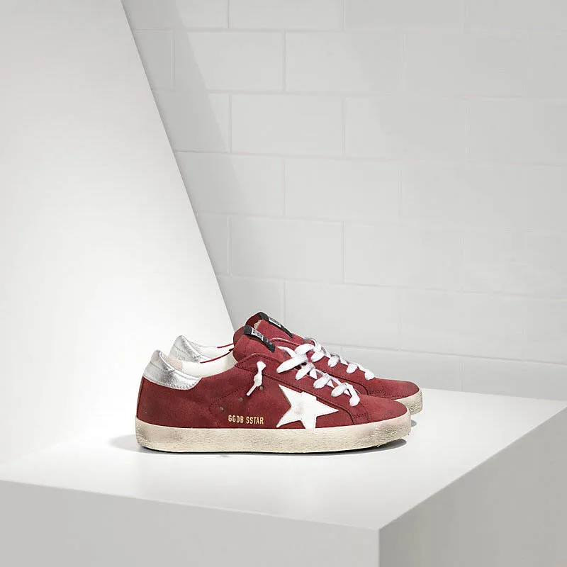 

Goldens SUPER STAR Sneakers in Suede and Leather star RED SUEDE WHITE STAR gooses Shoes, 20colors