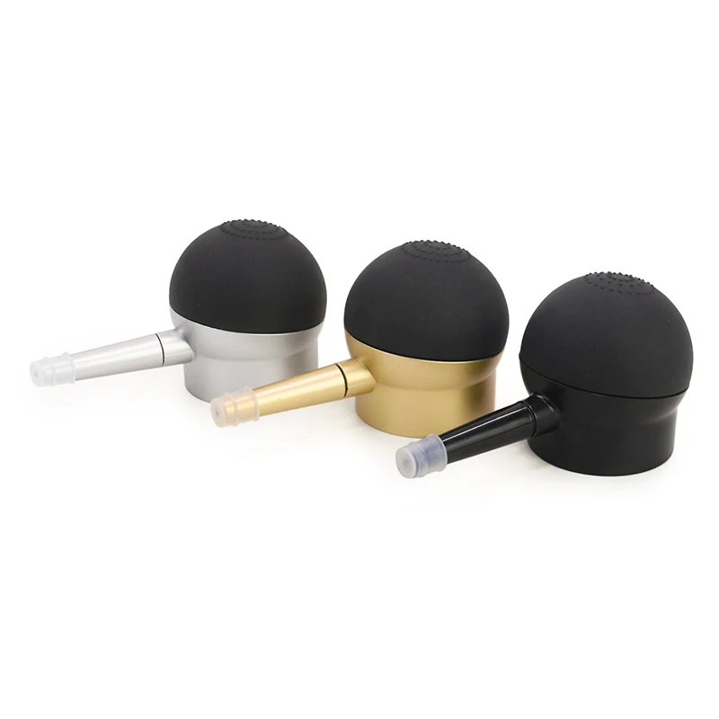 

Gold Silver Gray Black Color Hand Pump Hair Fiber Spray Applicator