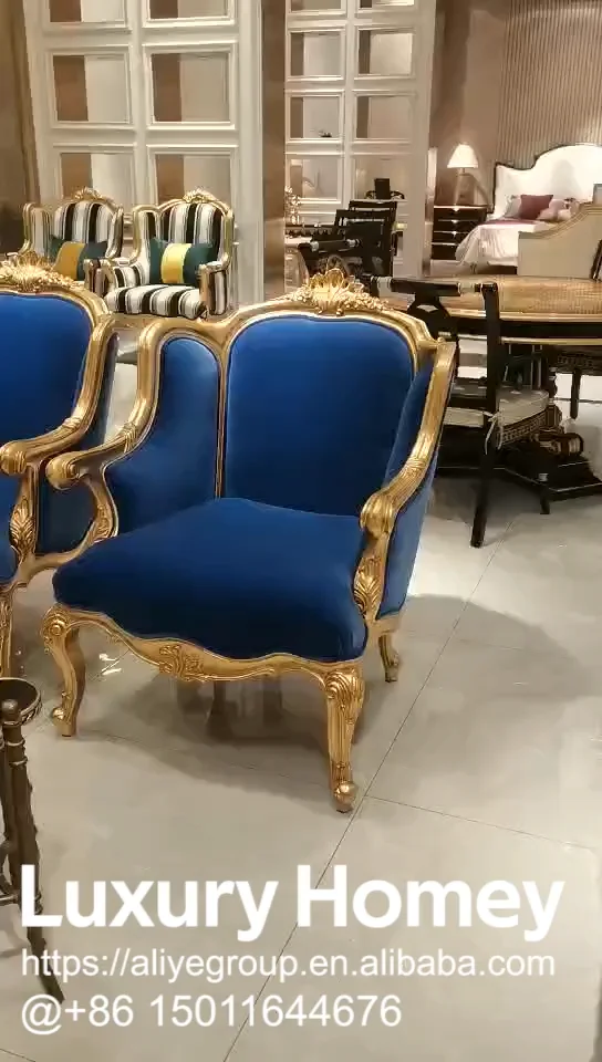 Luxury Homey Palace Furniture Italian Design Classic Sofa Luxury