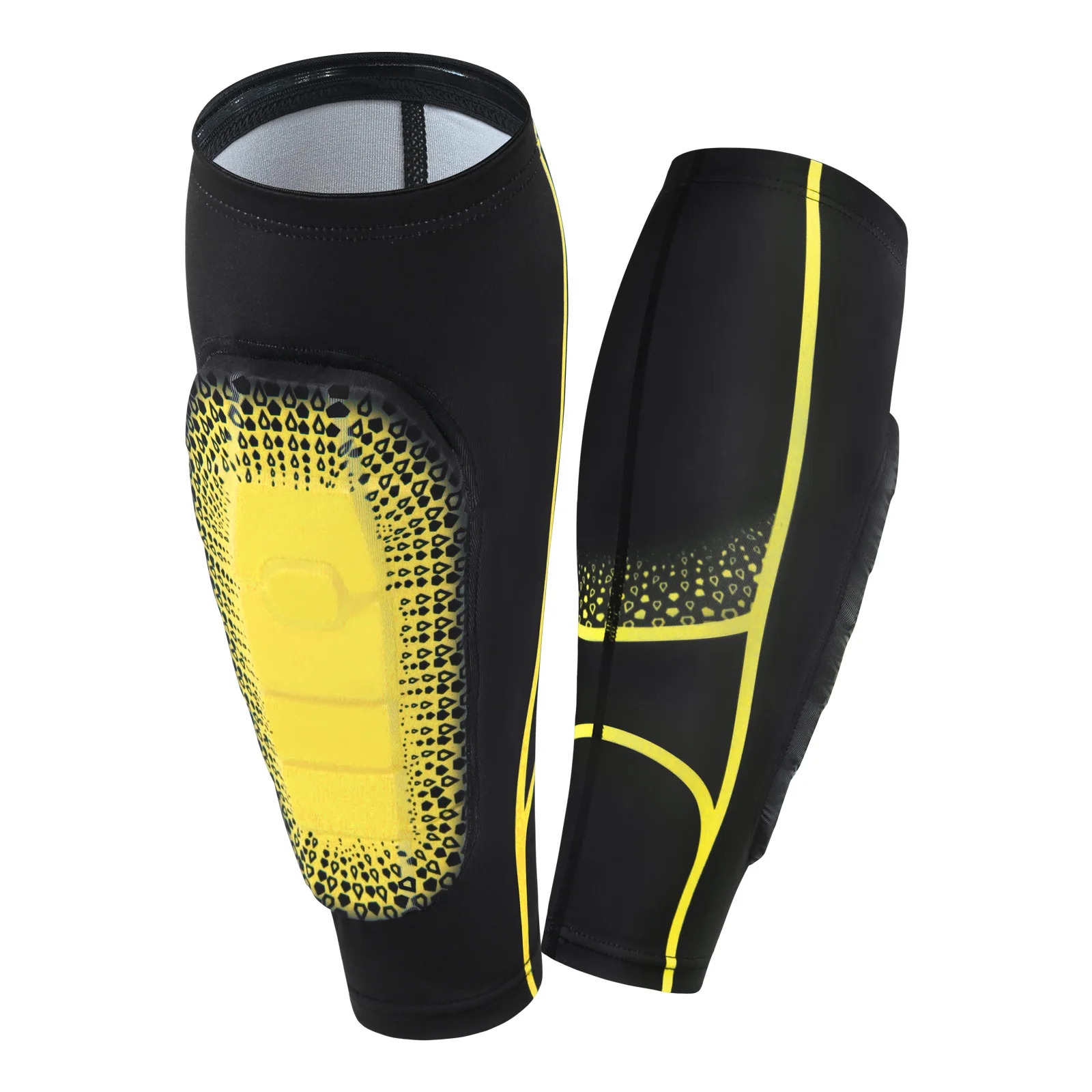 Custom Logo Non-Skid Eva Baseball Shin Guard Support Soccer Breathable Calf Compression Sleeve Shin Pads