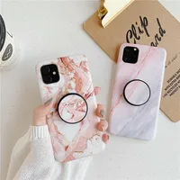 

For iPhone 11 Pro max Case Fashion Grip Stand Holder Silicone Soft Phone Case For 2019 iPhone 11 pro