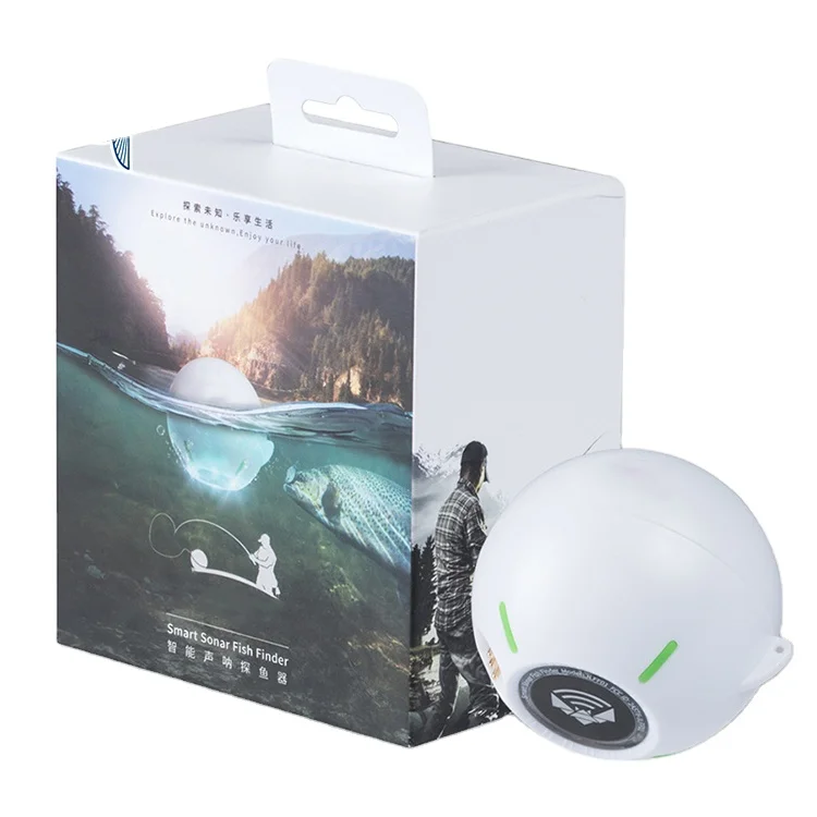 HD Smart Ultrasound Fish Finder Camera Portable Wireless GPS Mobile Phone Fishfinders Underwater Visual Sonar Ball Technology