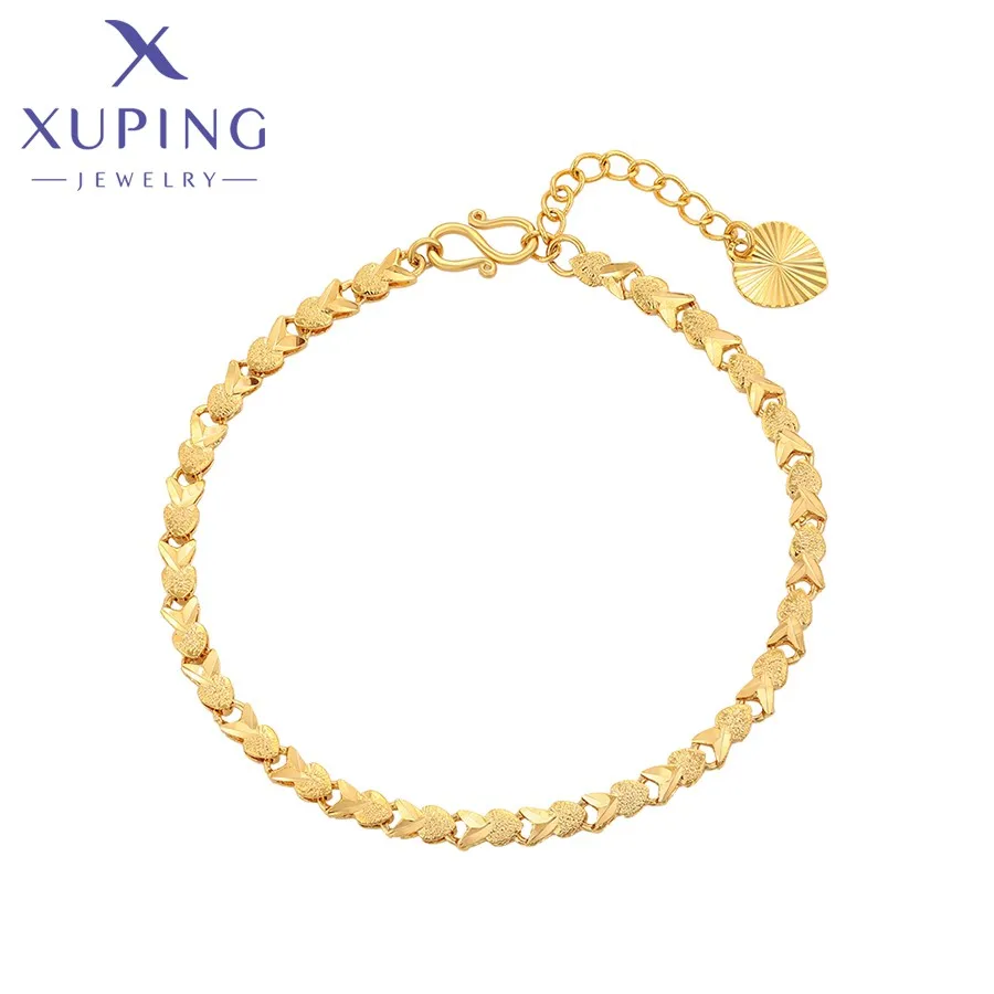 

X000753754 Xuping jewelry Exquisite Luxury Simple 24k Gold Jewelry Bracelet Women Bracelet
