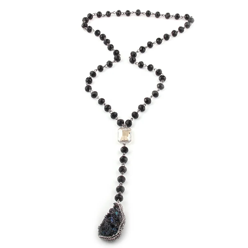 Women Jewelry Short Black Rosa