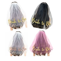 

Wholesale wedding accessories bachelorette party bride to be veil with comb