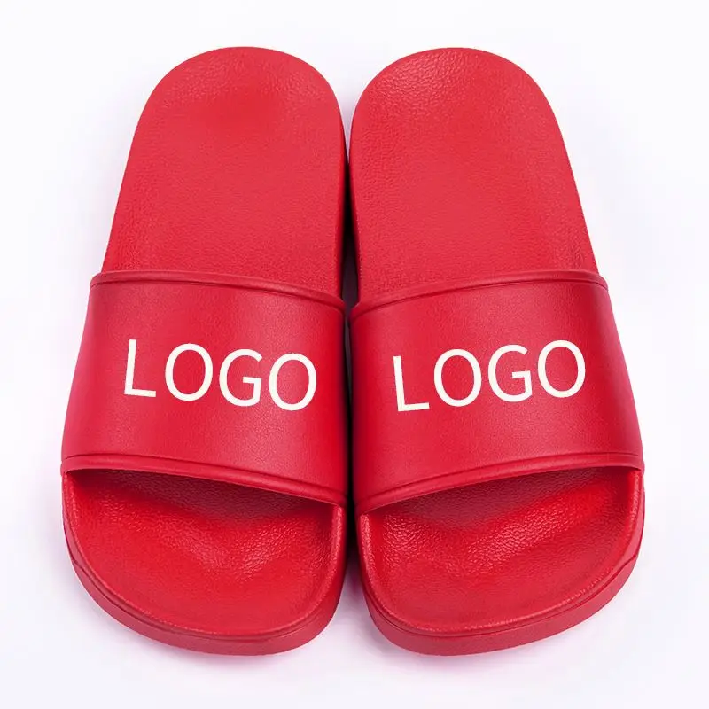 

C&Y Custom Logo Ladies Mens PVC Slippers High Quality Wholesale Female Male Home House Outdoor Beach Summer Womans Slippers