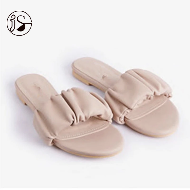 

Elastic ribbon slides footwear sliders slippers, Picture