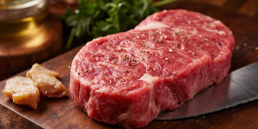 Perfectly seasoned and cooked steak on a plate
