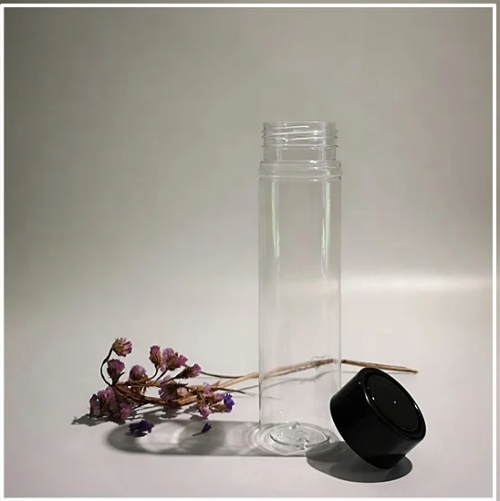 
Disposable glass clear PET bottle 12 oz plastic juice bottles 