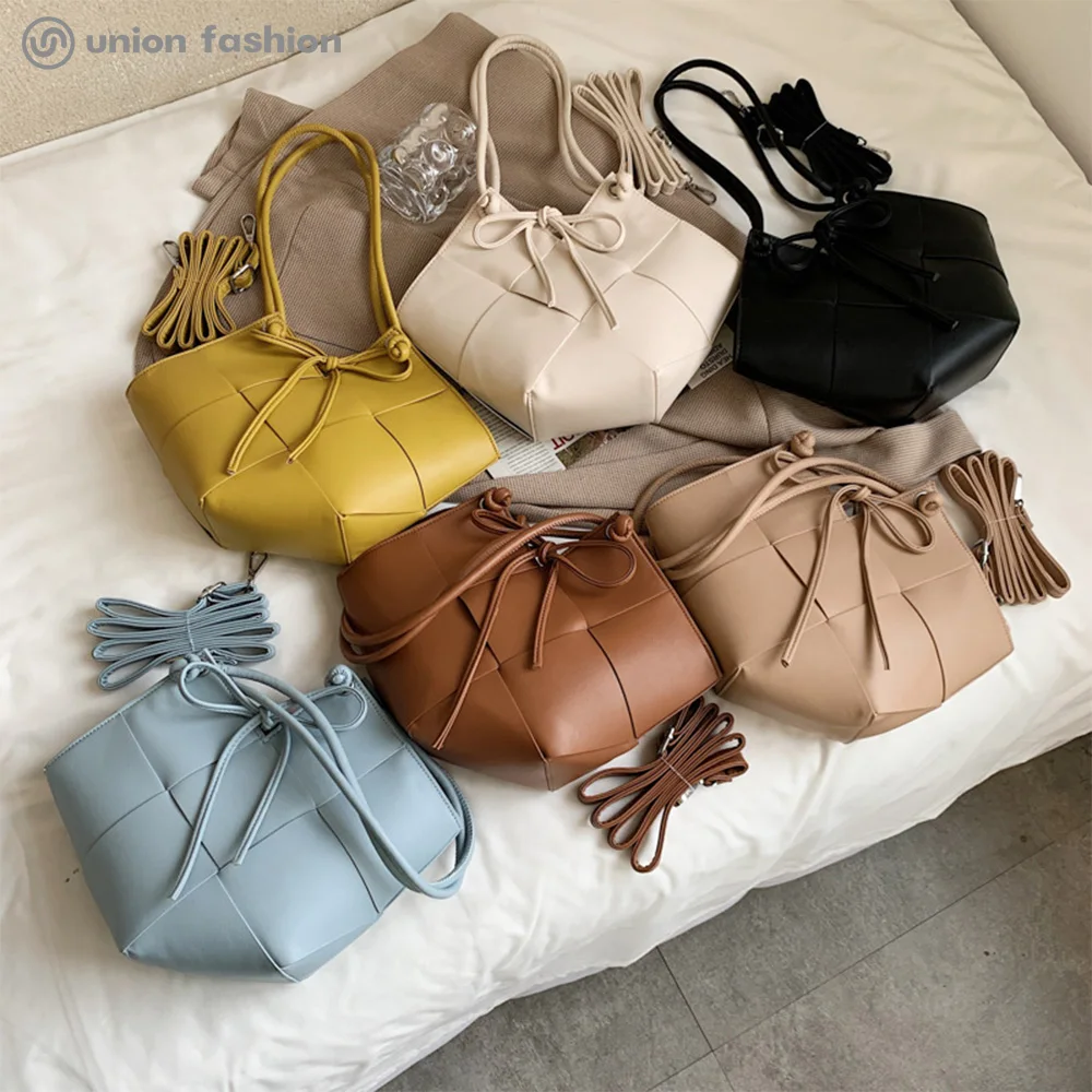 

High Quality Cutstom Luxury PU Leather Women Big Crossbody Tote Bag Handbags, Black/beige/mustard/blue/khaki/brown