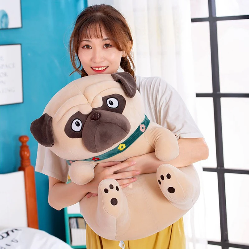 
2020 New Product Plush Toys Pug Dog High Quality Realistic Soft Toys Dog for Children 