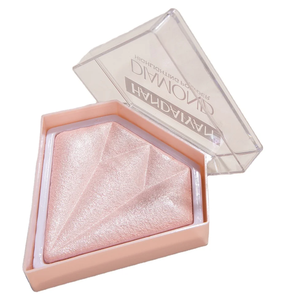 

HANDAIYAN Highlighter Pressed Powder Diamond Design for Nose Face Eyes OEM ODM Customized Logo