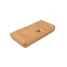 Длинный пробковый деревянный кошелек экологичный пробковый кошелек для женщин