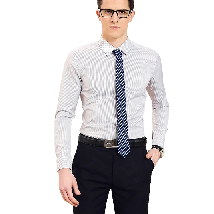 Hot sale wholesale custom soft cheap white men's formal dress shirt