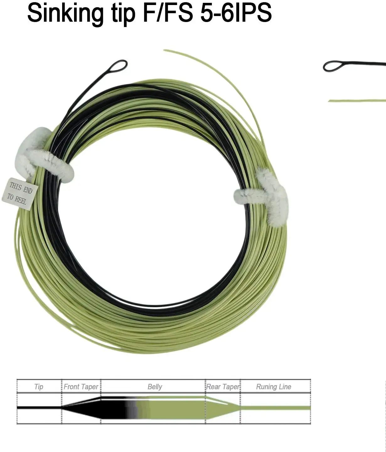 Sinking Tip Fly Line Sinking Tip (15') With Rest (85') Floating And