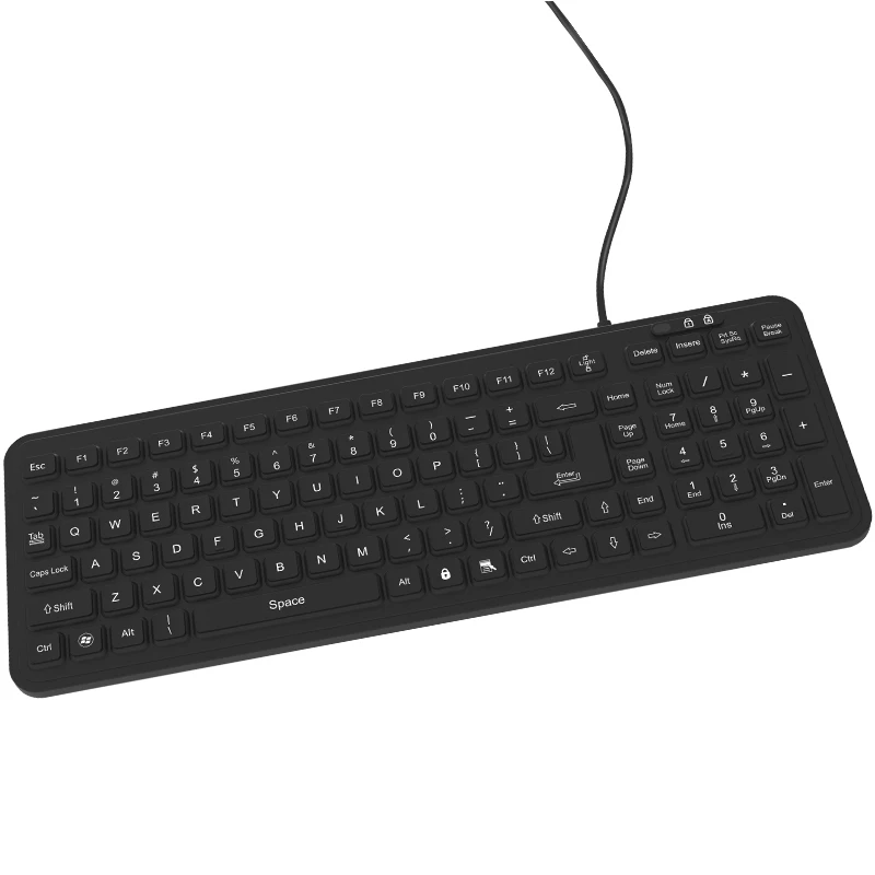 

medical keyborad 202 wired usb ip66/ip67/ip68 waterproof silicone rubber hospital medical keyboard for computer/manchine, Customized colors