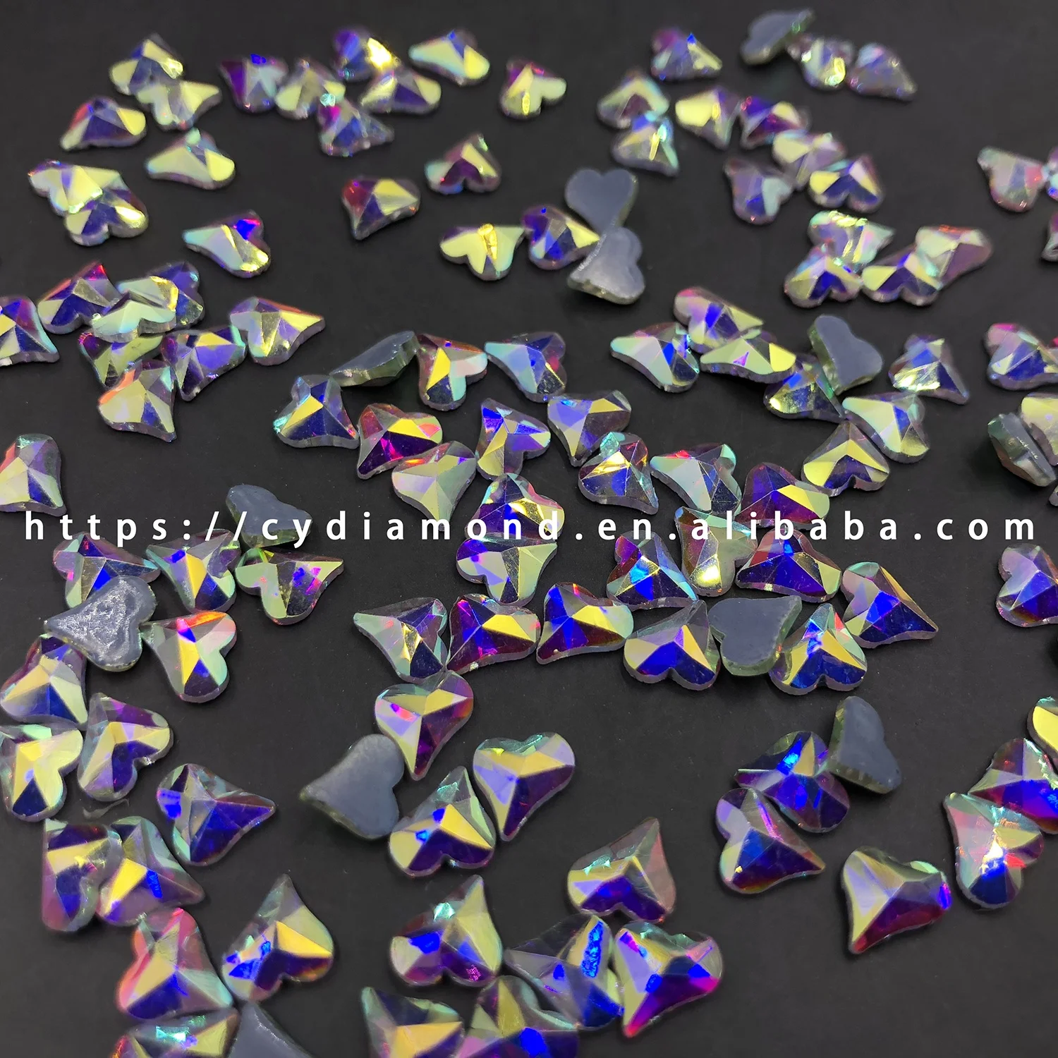 

Wholesale C&Y Factory Price Brand Quality Round Shape Nail Flat Back Glass Crystal Rhinestones