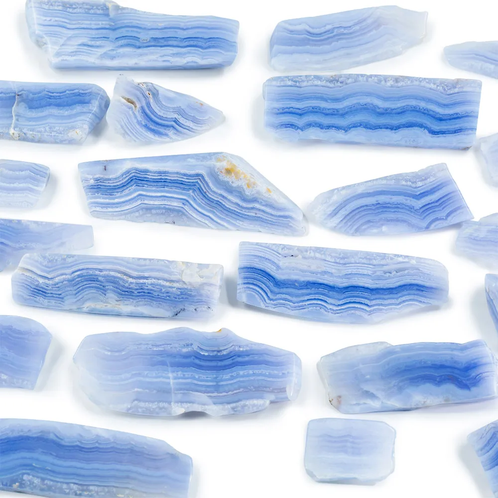 

Hot sale folk crafts natural crystal healing stones crystal quartz blue lace agate stone