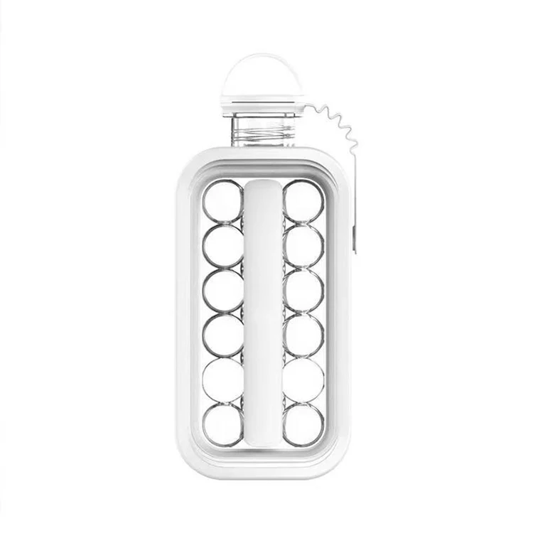 

High Quality Portable 2 In 1 Kitchen Bar Accessories Silicone Ice Ball Maker Kettle Mold With Lid