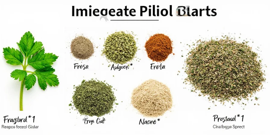 Taste test results of parsley types