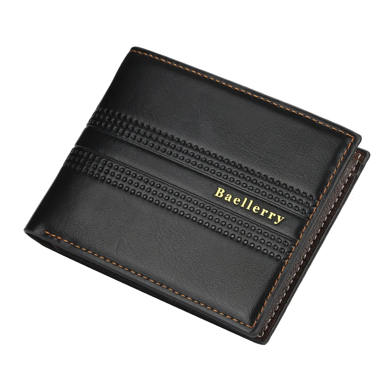 

BW4026 Men's Wallet Short Model Hot Selling Korean Version Business Multi-Card Coin Wallet For Youth, Coffee, brown, black