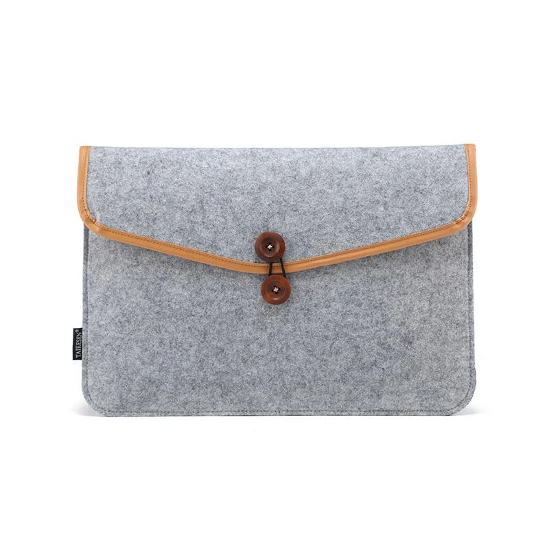 

Wool Felt Laptop Notebook Bag Pouch Case for Macbook Air 11 13 12 15 Pro, Same as pic. or customized