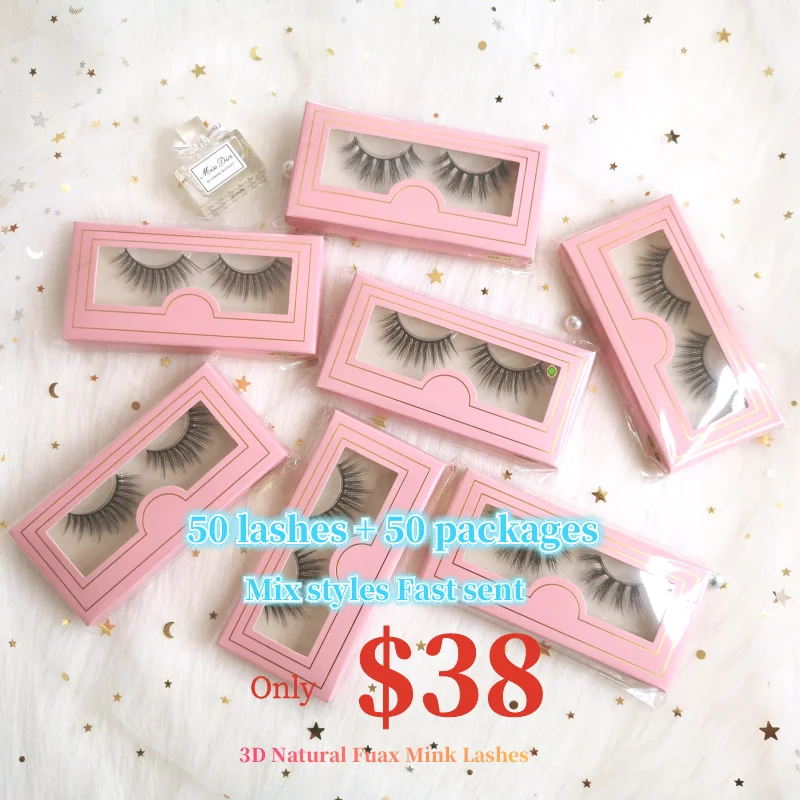 

whole sale false eyelashes demi wispies eyelash cases 3d faux mink lashess faux mink eyelashes vendor custom lashbox packaging