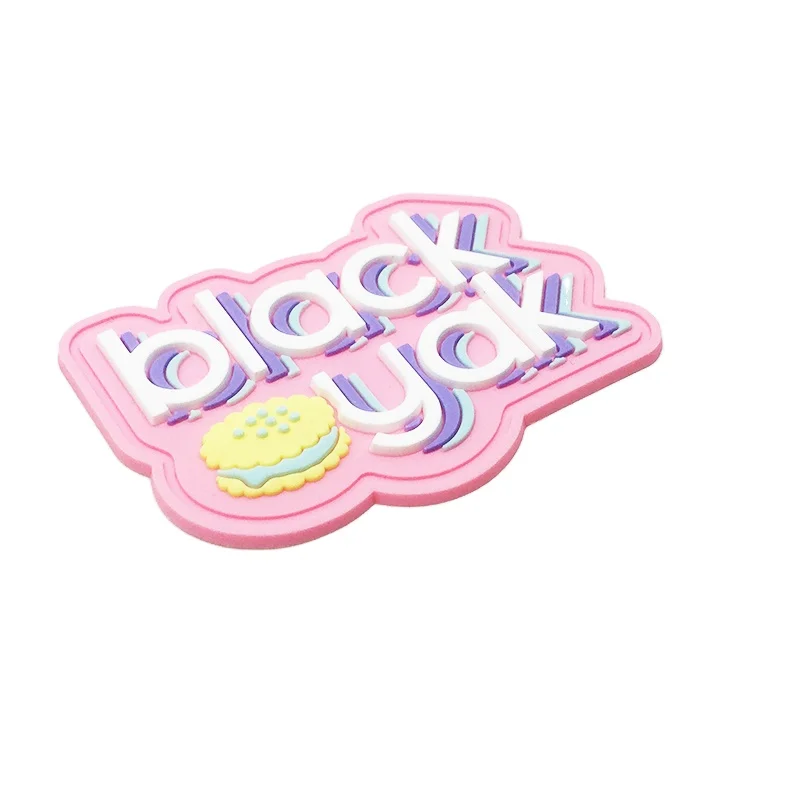 

Custom Cheap Logo 3D Embossed PVC Rubber Badge Silicone Patch, Customized