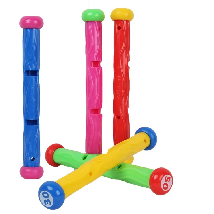 

Custom Water Sport Summer Pool Dive Toy Kids Underwater Swimming Training Diving Stick Toys, Red,yellow,green,blue & pink