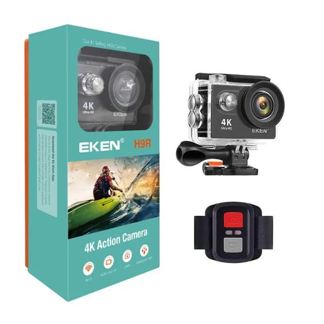 

EKEN H9R H9 Action Camera HD 4K 30fps WiFi 2.0-inch 170D Underwater Waterproof Helmet Video Recording Cameras Sport Cam