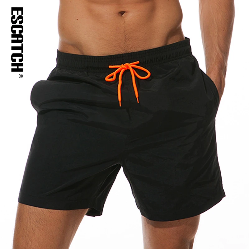 

Men's Swim Trunks Quick Dry Beach Board Shorts With Pockets And Mesh Lining, Can be solid color or print as your design