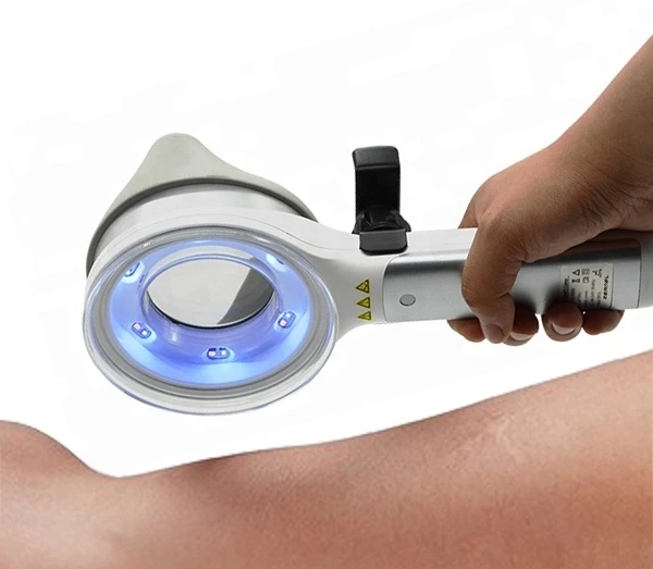 
handheld built in battery dermatoscope UVA light wood lamp skin analyzer for vitiligo psoriasis detection 