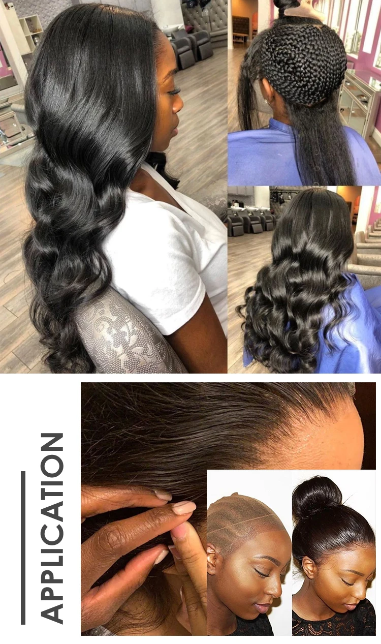 100% raw human hair naturalwave lace hair 4x4 human hair