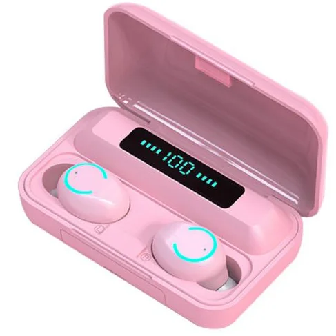 

F9-9 2000mAh Wireless LED Display TWS Earbuds Earphone Headphones Waterproof Touch Control Power Supply noise reduction Earphone