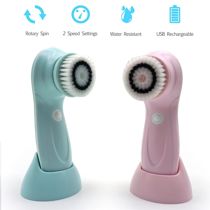 3 In 1 Multifunctional Usb Rechargeable Electric Dry Brushing Body ...