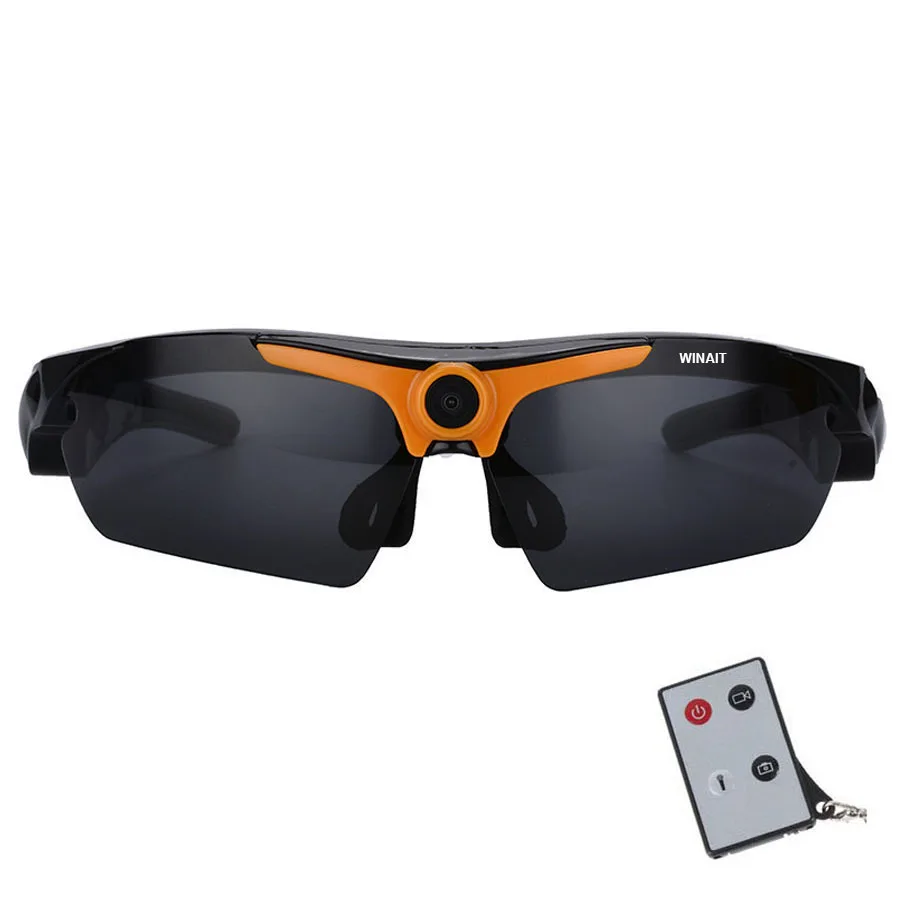 

winait hot sell 720p video sunglasses with camera, 5mP camera sunglasses