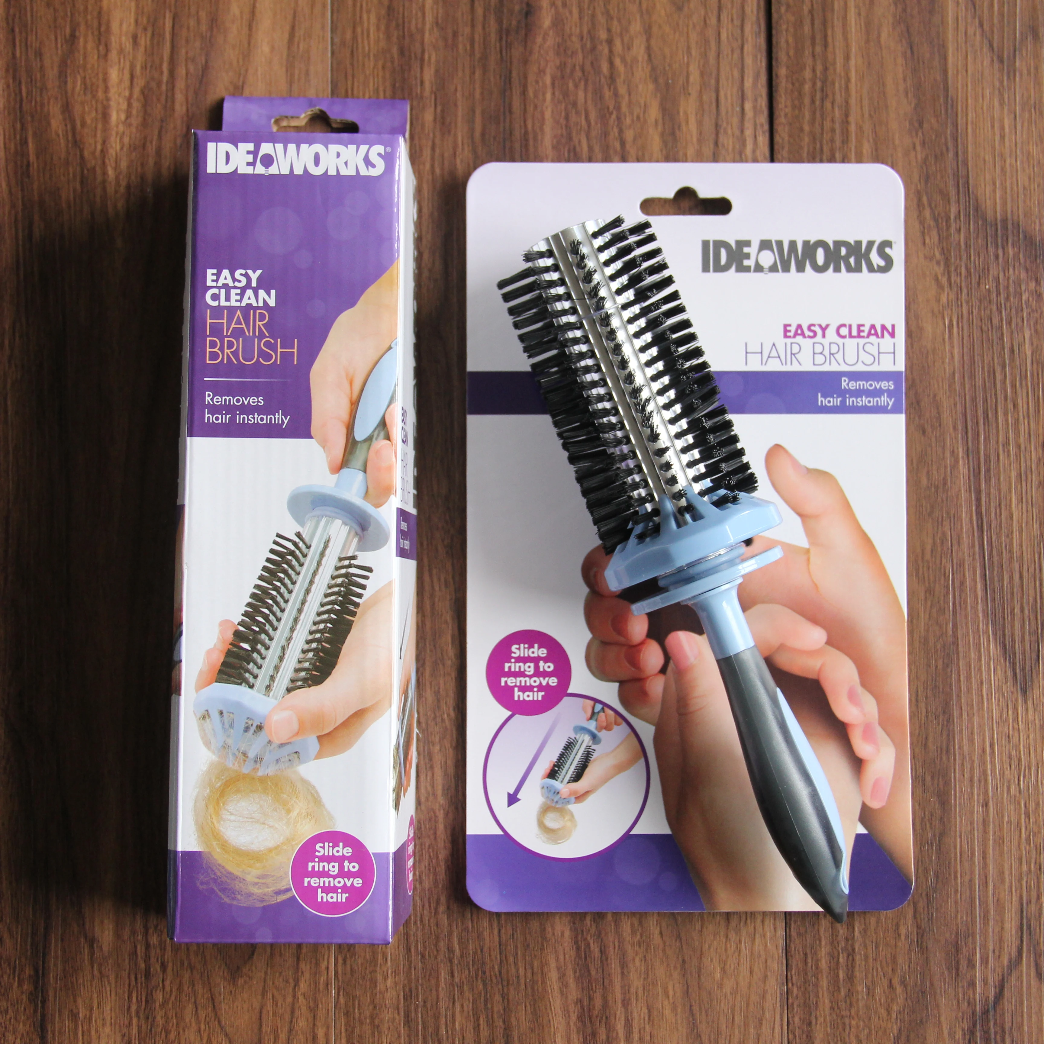 
hot air rotating electric hair brush ion ceramic hairbrush hair extension brush wholesale 