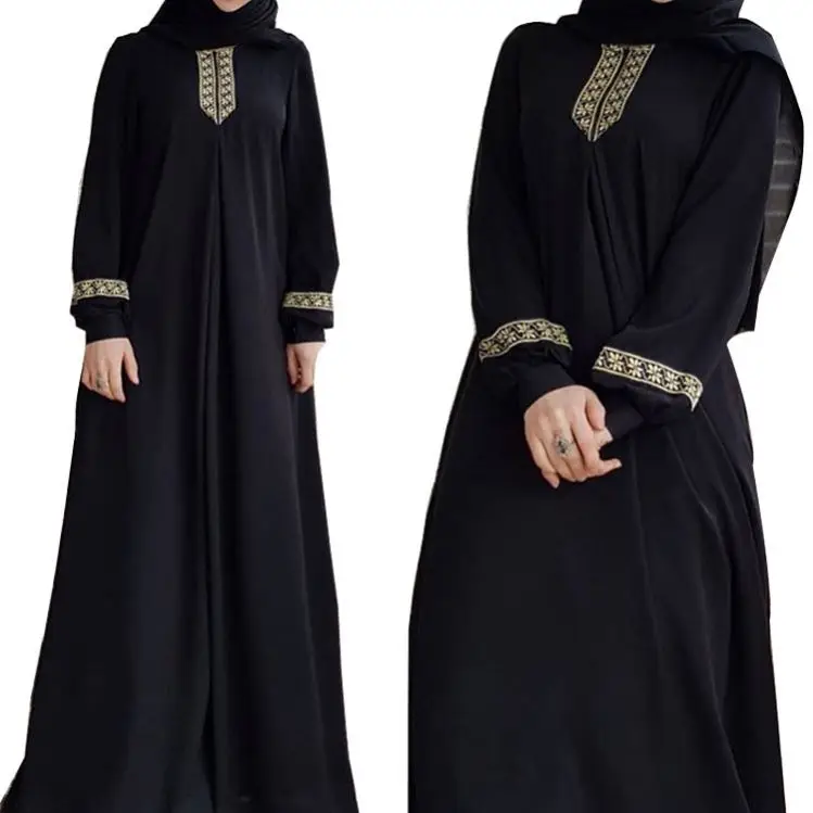 

Hot Sale Islamic Clothing Abaya Kaftan Muslim Dresses Dubai Woman Jilbab Khimar Islamic Clothing