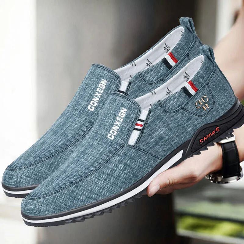 

The Latest Spring Summer Fashion Cheap Flat Casual Men Boat Shoes Sport Canvas Trendy Shoes For Men