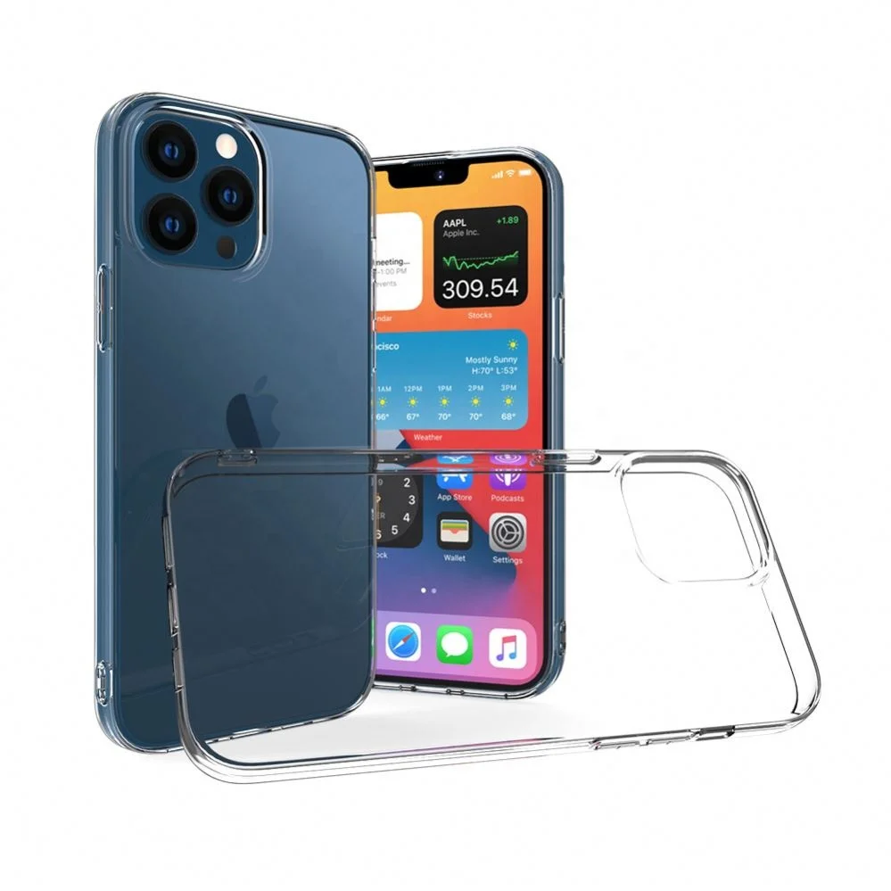 

Hot Sales 2mm Shockproof Armor Transparent Clear tpu Phone Case For iphone 11 12 pro max 2020 Case Soft