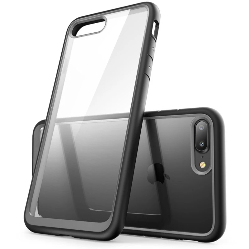 

Shockproof Hot Sale Phone Cover Case Factory Price Two-color Frame Acrylic PC Case for iPhone 8 Plus 7 Plus Phone Case