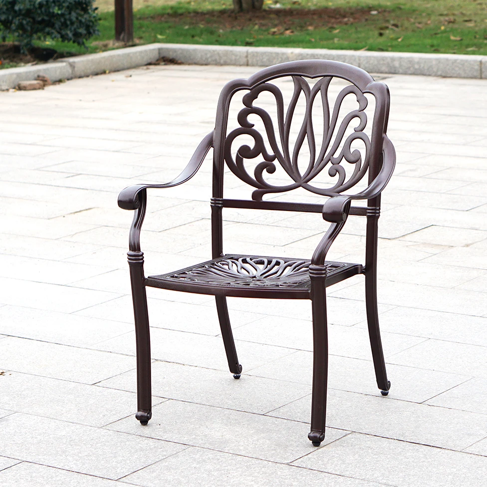 High Quality Outdoor Patio Cast Iron Garden Furniture Table And Chairs