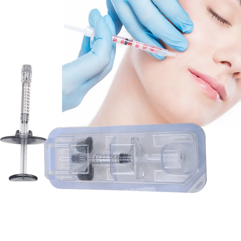 

Anti Aging Anti Wrinkle Production 2ml Hyaluronic Acid Injection Ha Gel Syringe Facial Dermal Fillers, Transparent