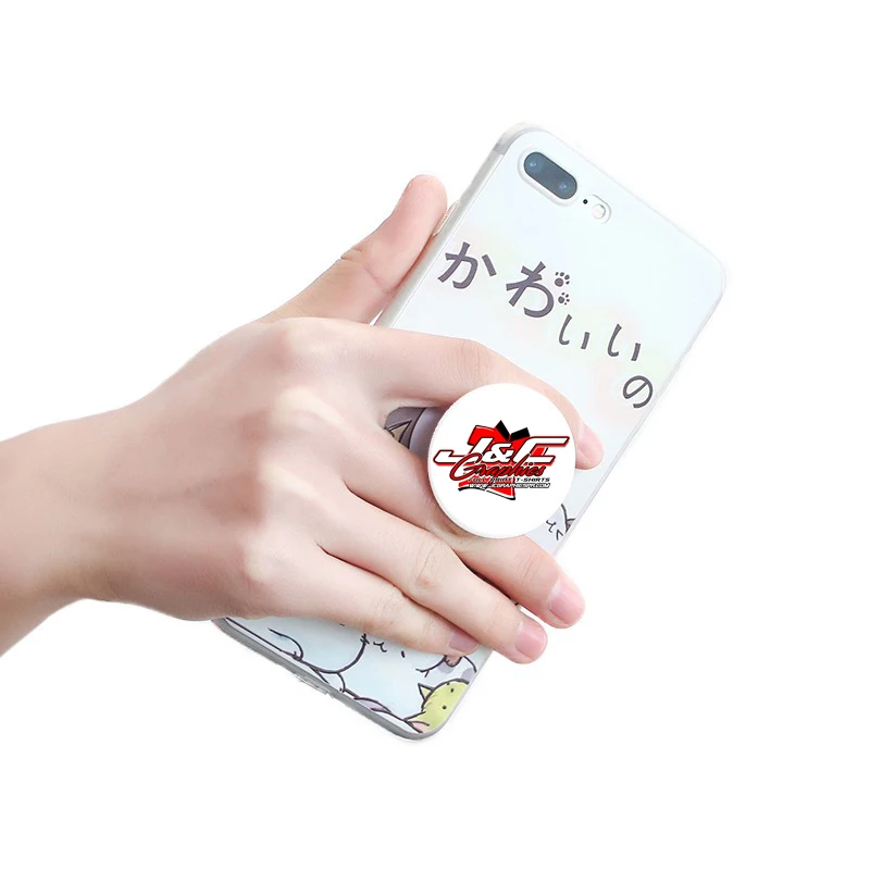 

Factory supply girly mobile cell phone lip balm mobile up power socket holder grip stand accessory, Black , white , beige, yellow , red custom