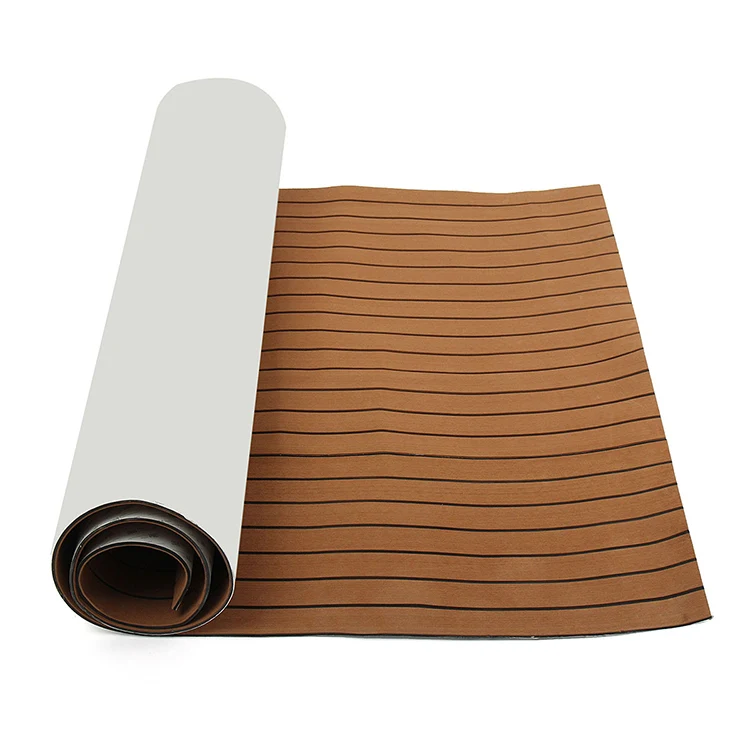 
Wholesale high quality non-slip waterproof yacht mat boat sheet teak eva foam marine flooring 